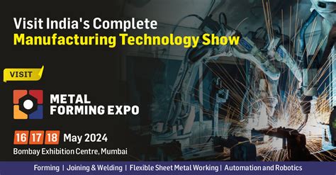 See you in Mumbai for Metal Forming Expo